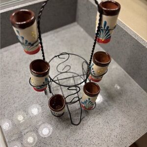 Vintage Mexican Tequila Shot Set